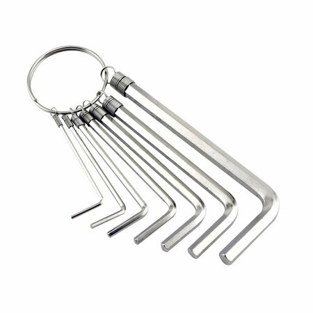 GREAT NECK Sets 7-Pc G/N Hex Key Ring HKR7C